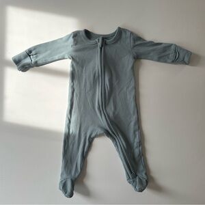 Colored Organics Peyton Zipper Sleeper 0-3 Tide